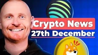 Crypto News: Dec 27th: JUP Airdrop Criteria | Market Updates | Bonk BurnMas