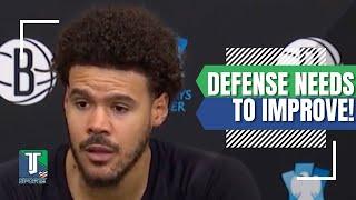 Cameron Johnson EXPLAINS how Nets 'CAN PUNCH BACK' after BIG LOSS to Cavs