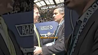 Jose Mourinho throwing his Premier League winners medal into the Chelsea crowd  #Chelsea