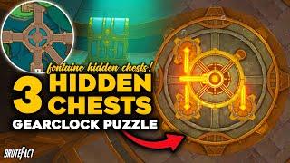 How To Solve Gear Clock Puzzle at Abandoned Production Zone | 3 Hidden Chest | Genshin Impact 4.1