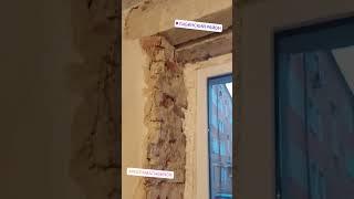 #откосы #стройплощадка #отделочныеработы #рувим #стройка #откос #монтажнаяпена