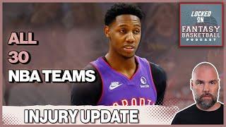 The MOST Comprehensive NBA Injury Update To Use In Your Fantasy Basketball League