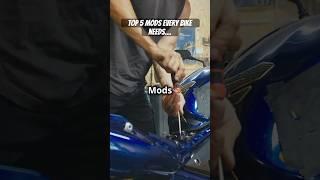 Top 5 Mods Every Motorcycle Needs #motorcyclesafety #motorcycle #motorcycletips