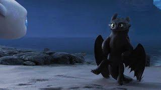 Toothless tries to impress Light Fury | How to Train Your Dragon: The Hidden World | Movie Scene