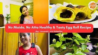 No Maida, No Atta Healthy & Tasty Egg Roll Recipe | Life in India | Bengali Vlog | Indian Vlogger