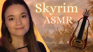 Skyrim ASMR ~ Playing the Bards College Questline