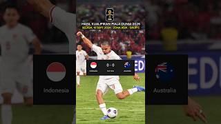 Hasil Kualifikasi Piala Dunia 2026 - Timnas Indonesia vs Australia