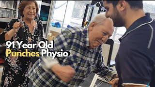 91 Year Old Punches Physio | Vlog