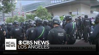 LAPD chief defends department conduct during recent protests