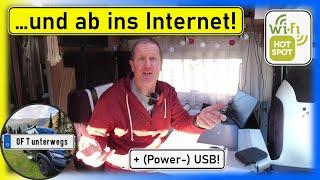 Mobiles Internet!  Günstiger 5G-Router für Laptop, Smartphone &Co. | Strom über USB-Anschlüsse!