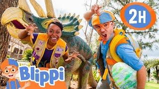 Blippi's Dinosaur Egg Hunt! Learn about Dinosaurs with Blippi and Meekah! FULL MOVIE