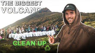 How We CLEANED a Volcano in 72h! [Full Story] Went VIRAL Indonesia! 