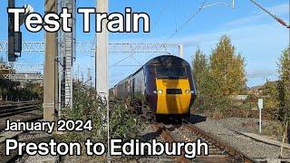 Test Train Driver's Eye View: Preston to Edinburgh (including new Carstairs Layout)