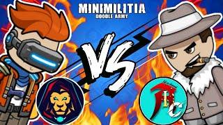 All in channel Vs @Gaming palace in mini militia | Mini militia funny gameplay