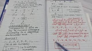 XI_ MATHS (CHAPTER#6 SEQUENCE AND SERIES) BASIC CONCEPTS  By SIR SAUD.