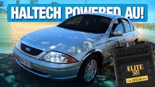 Firing on a Haltech! Ford AU Fairmont Ghia Turbo Project Part 2 - Base Map & Road Tune!