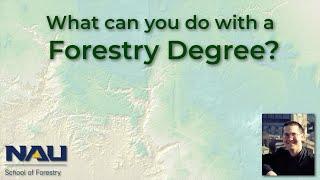 What can you do with a Forestry degree?  Be a Spatial Ecologist!