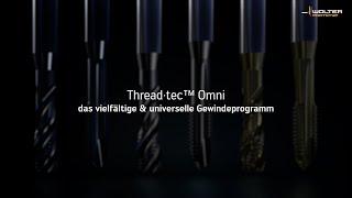 Walter Thread·tec™ Omni TD217 Advance Gewindebohrer