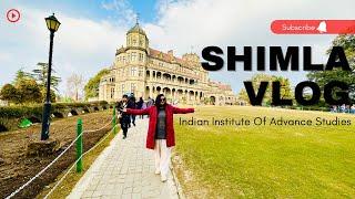 SHIMLA TRAVEL VLOG | Indian Institute Of Advance Studies | Exploring the Mall Road of Shimla