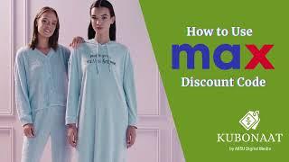 How to Use Max Fashion Discount Code - Kubonaat.com