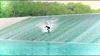 WAKEBOARD SLIP AND SLIDE! - SPILLWAY!