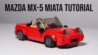 LEGO Mazda Miata MX-5 NA Build Tutorial