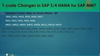 41) S/4 HANA Vs ECC Changes for SAP MM Overview. #sap #sapmm #sapmaterialmanagement #sapmmtraining