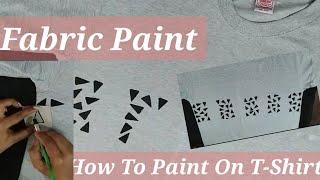 How to Paint On T- Shirt Full Tutorial By Aditi Designer