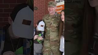 Watch Virginia father surprise kids after 2-year deployment