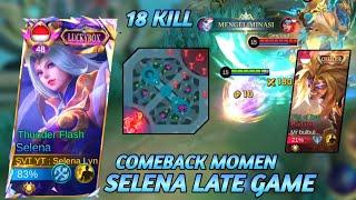 SELENA ROAM WHEN IT'S LATE IN THE GAME DAMAGE DOESN'T TAKE CARE - Mobile Legends