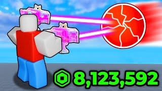 Spending $8,123,592 On The NEW DUAL BUBBLE BLASTERS In Blade Ball