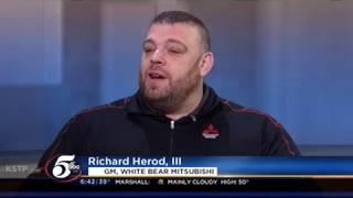 White Bear Mitsubishi - KSTP interview with Richard - IIHS Safe Vehicles