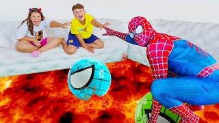 Rescue Mission with Superhero and more funny challenges for kids with Adriana and Ali