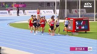 Чемпионат Азии по легкой атлетике 2025. Максим Фроловский 1500 метров 3:52.09