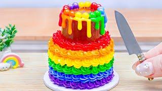 Amazing Chocolate Cake Tutorial Best Of Miniature Buttercream Rainbow Cake Recipe by Baking Yummy