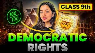 CLASS 9 DEMOCRATIC RIGHTS FULL CHAPTER | Class 9 Social Science | Shubham Pathak #civics #sst #exam