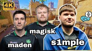 s1mple FACEIT w/magisk/maden (mirage) | Oct 8, 2024 #cs2 #pov