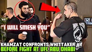 Khamzat Chimaev CONFRONTS Robert Whittaker At UFC 308 In Abu Dhabi (FULL VIDEO)