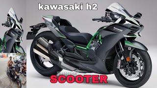 Kawasaki H2 Jetscoot leaked image ~ Ra MotoridePH