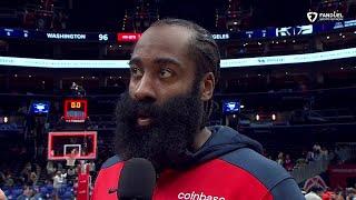 James Harden insists that he's not old after 43-point performance vs. Wizards | NBA on ESPN