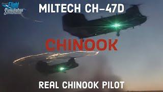 Real CH-47 Pilot Reviews the Miltech CH-47D | In Depth First Impressions | MSFS