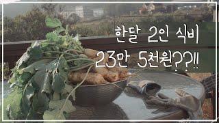 한달 식비를 23만원으로 줄였어요 ⎮먹는 행위에 대한 욕심 비우기 ⎮ 시골의 가을은 수확의 계절