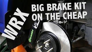 CADILLAC BREMBO BRAKE SWAP FOR YOUR SUBARU WRX ON THE CHEAP- HOW TO INSTALL PT-06