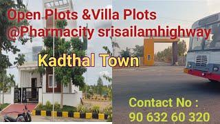 Dtcp open plots at kadthal town||srisailamhighway||green rich homes|| Luxury duplex villas