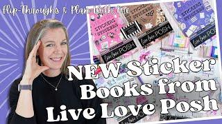 New Sticker Books from Live Love Posh || Sticker Book Flip-Throughs & Planning Process