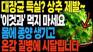 [아프기 싫다면] 상추 제발 "이것과" 먹지 마세요! 내 몸에 독을 쌓고 있는 겁니다! 상추와 상극인 식품 3가지!