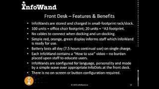 InfoWand Features, Benefits & Advantages