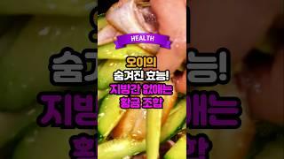 오이의 숨겨진 효능! 지방간 없애는 황금 조합