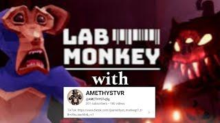 Playing Lab Monkey with @AMETHYSTVR-c9x #channel #video #scary #vr #collab #amethyst #vr #horror #3k