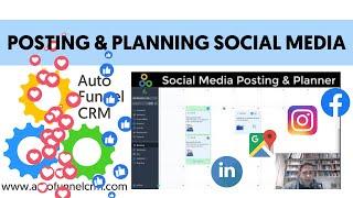 Auto Funnel CRM - Social Media Posting Planner